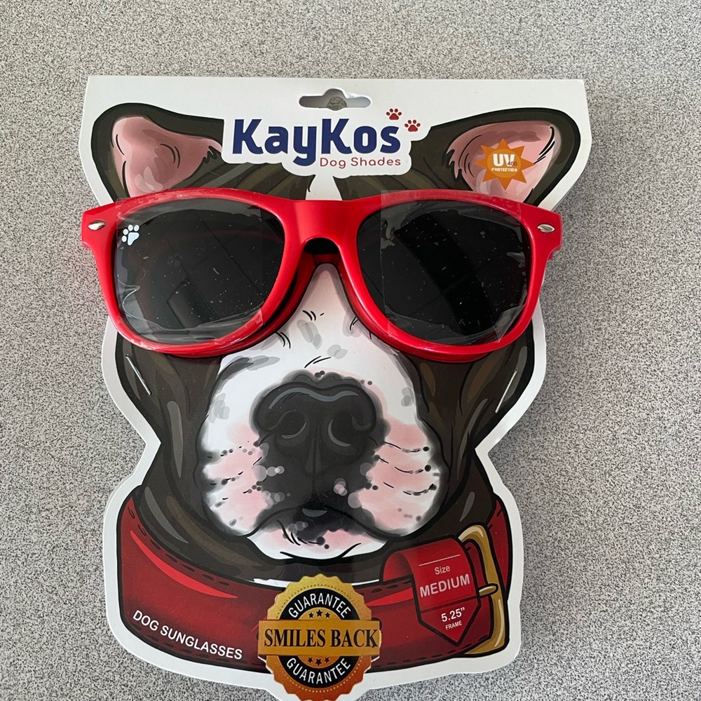 Cute Kaykos Dog Sunglasses.